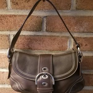 Coach chocolate brown small purse NEW